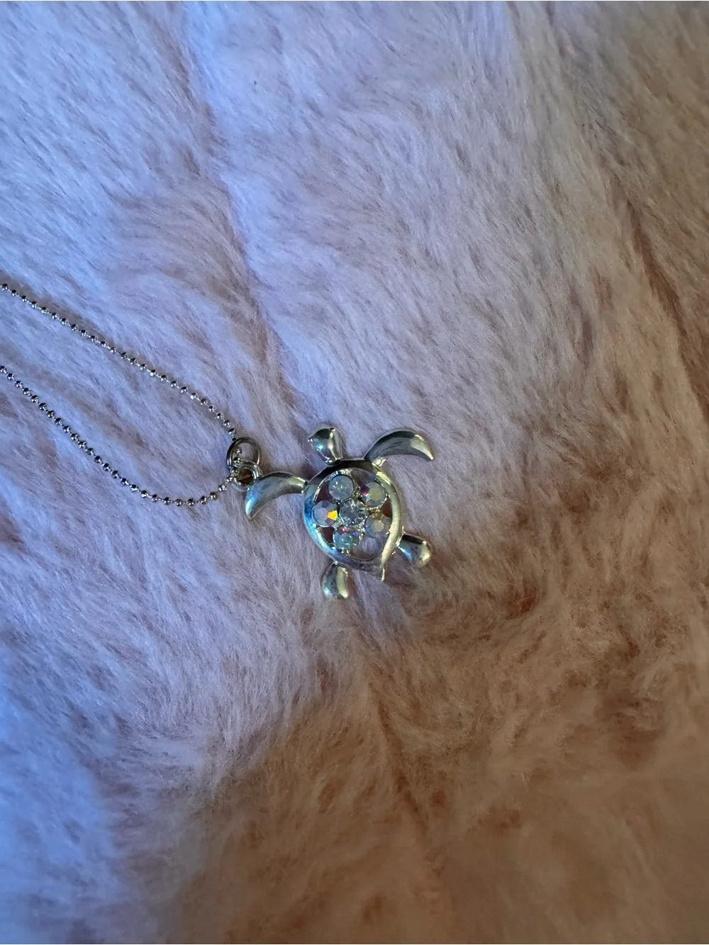 Silver Turtle Pendant Necklace - Elegant Ocean-Inspired Jewelry